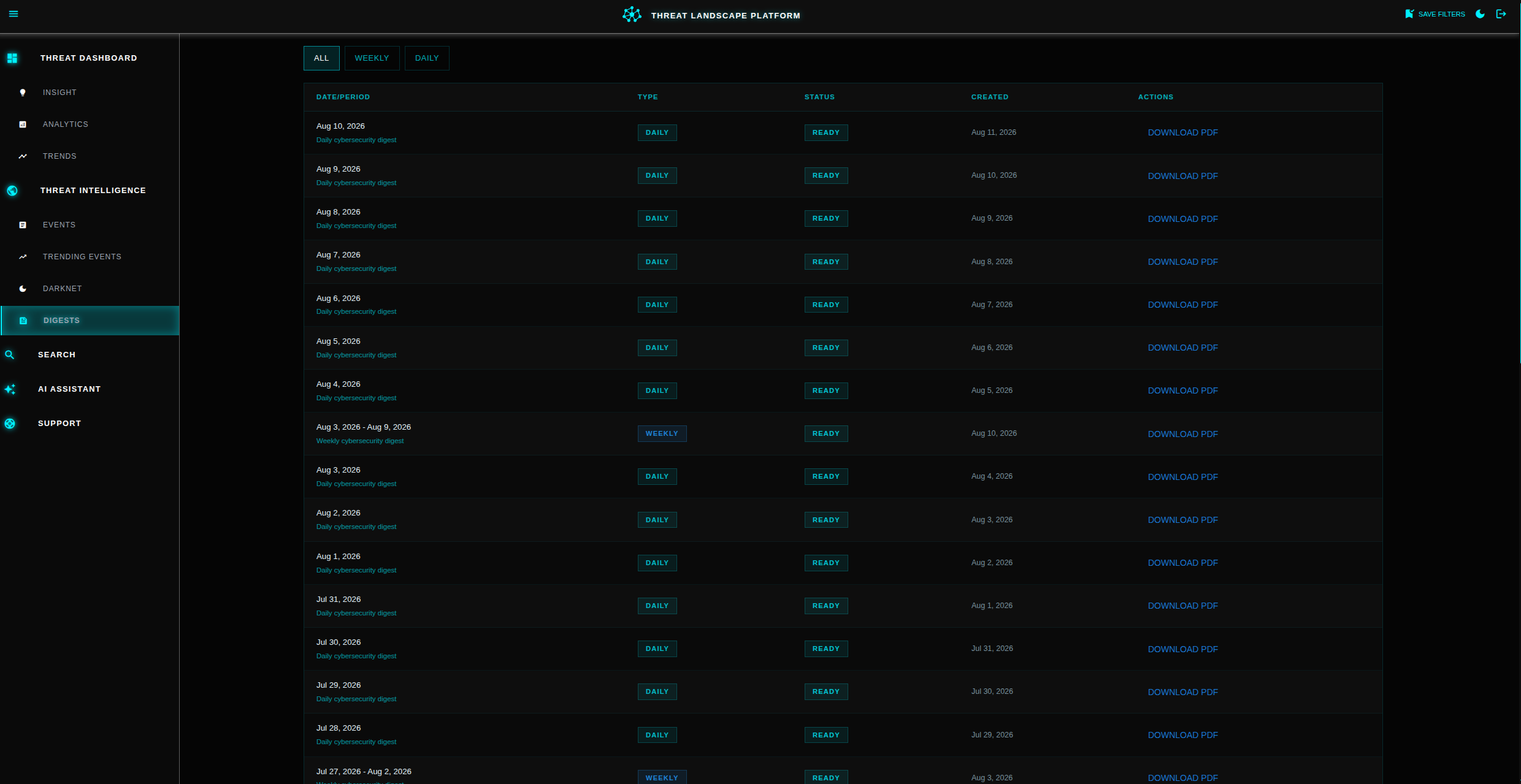 Platform screenshot 4
